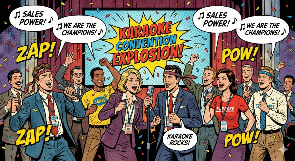 Karaokê em Convenções